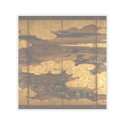 unknown - “Takebun,” from the Musical Drama “The New Piece” (Shinkyoku) - early 17th century v4 - STICKER Vinyl Kiss-Cut Decal