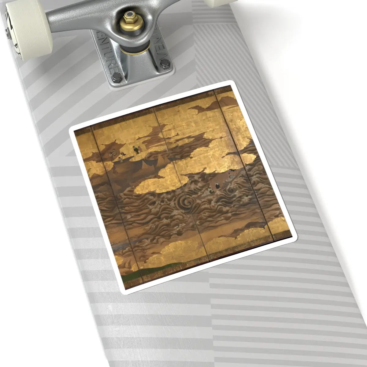 unknown - “Takebun,” from the Musical Drama “The New Piece” (Shinkyoku) - early 17th century v7 - STICKER Vinyl Kiss-Cut Decal