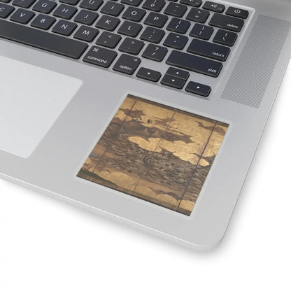 unknown - “Takebun,” from the Musical Drama “The New Piece” (Shinkyoku) - early 17th century v7 - STICKER Vinyl Kiss-Cut Decal