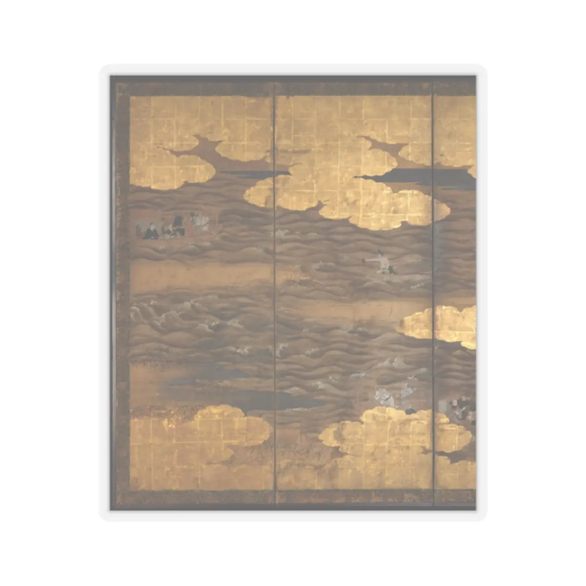unknown - “Takebun,” from the Musical Drama “The New Piece” (Shinkyoku) - early 17th century v8 - STICKER Vinyl Kiss-Cut Decal