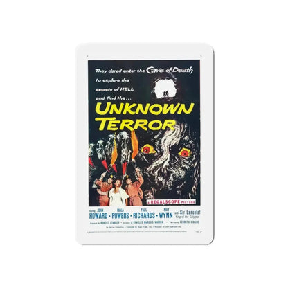UNKNOWN TERROR 1957 Movie Poster - Refrigerator Magnet 6 Inch - The Sticker Space