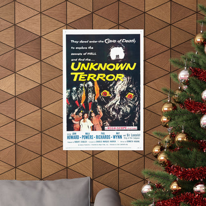 UNKNOWN TERROR 1957 - Paper Movie Poster-The Sticker Space