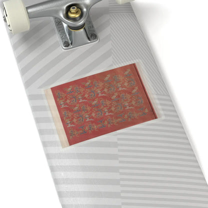 unknown - Textile for a handscroll - dated March 18, 1714 v2 - STICKER Vinyl Kiss-Cut Decal