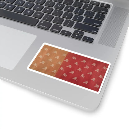 unknown - Textile for a handscroll - dated March 18, 1714 v6 - STICKER Vinyl Kiss-Cut Decal