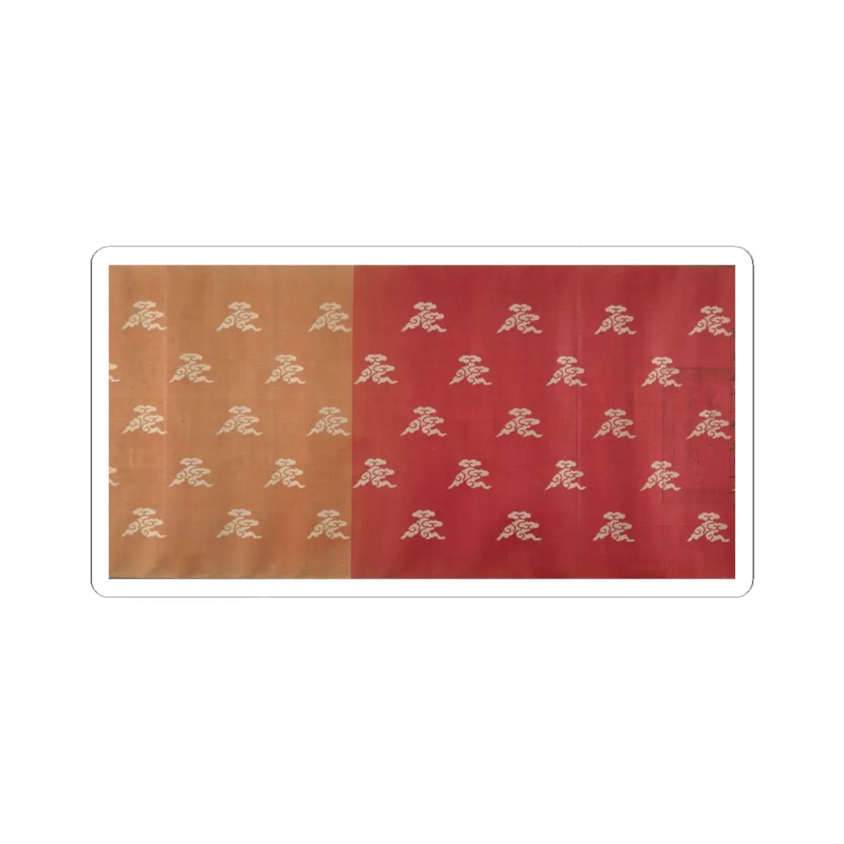 unknown - Textile for a handscroll - dated March 18, 1714 v6 - STICKER Vinyl Kiss-Cut Decal