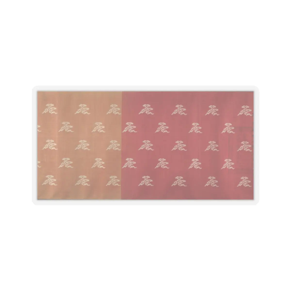 unknown - Textile for a handscroll - dated March 18, 1714 v6 - STICKER Vinyl Kiss-Cut Decal