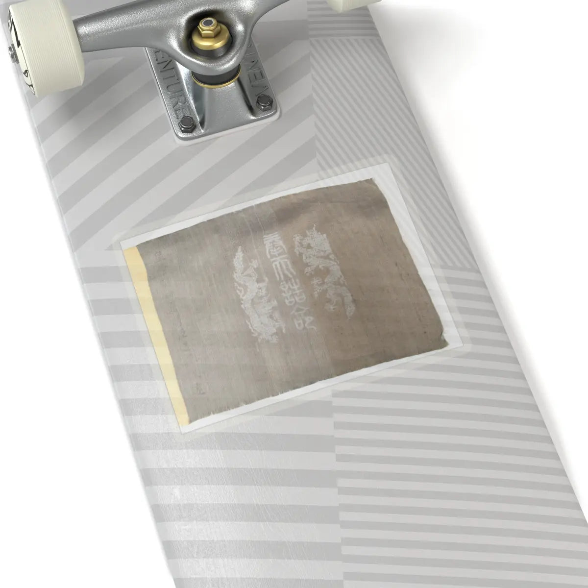unknown - Textile for a handscroll - dated October 9, 1862 v1 - STICKER Vinyl Kiss-Cut Decal