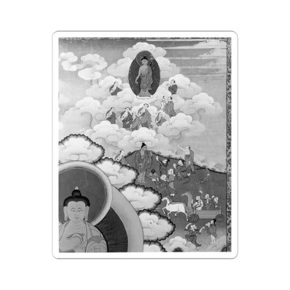 unknown - Thanka with Large Buddha - 19th century - STICKER Vinyl Kiss-Cut Decal