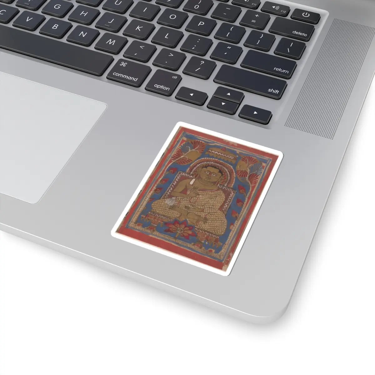 unknown - The Attainment of Perfect Knowledge (Siddha) by Mahavira's Disciple Indrabhuti Gautama - 15th century v1 - STICKER Vinyl Kiss-Cut Decal