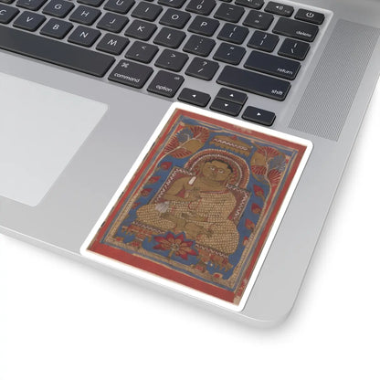 unknown - The Attainment of Perfect Knowledge (Siddha) by Mahavira's Disciple Indrabhuti Gautama - 15th century v1 - STICKER Vinyl Kiss-Cut Decal