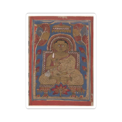 unknown - The Attainment of Perfect Knowledge (Siddha) by Mahavira's Disciple Indrabhuti Gautama - 15th century v1 - STICKER Vinyl Kiss-Cut Decal