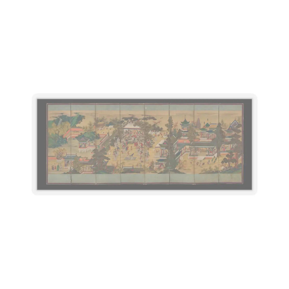 unknown - The Banquet of Guo Ziyi - late 19th century v1 - STICKER Vinyl Kiss-Cut Decal