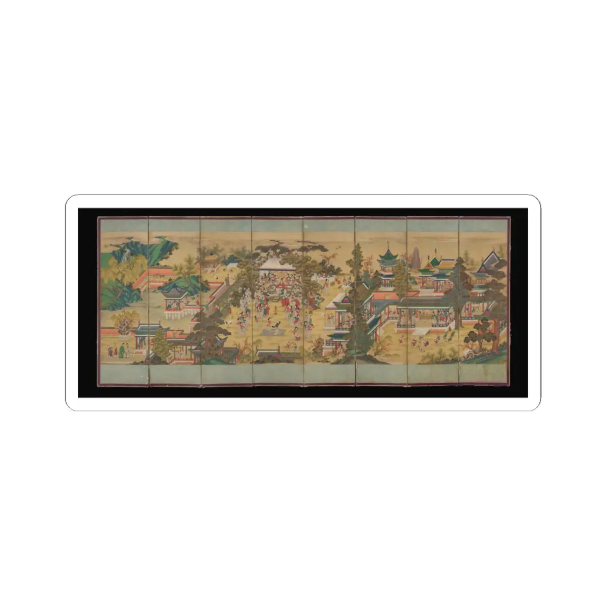 unknown - The Banquet of Guo Ziyi - late 19th century v1 - STICKER Vinyl Kiss-Cut Decal