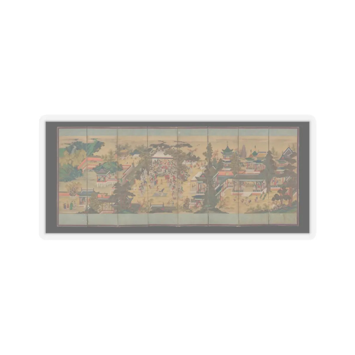 unknown - The Banquet of Guo Ziyi - late 19th century v1 - STICKER Vinyl Kiss-Cut Decal