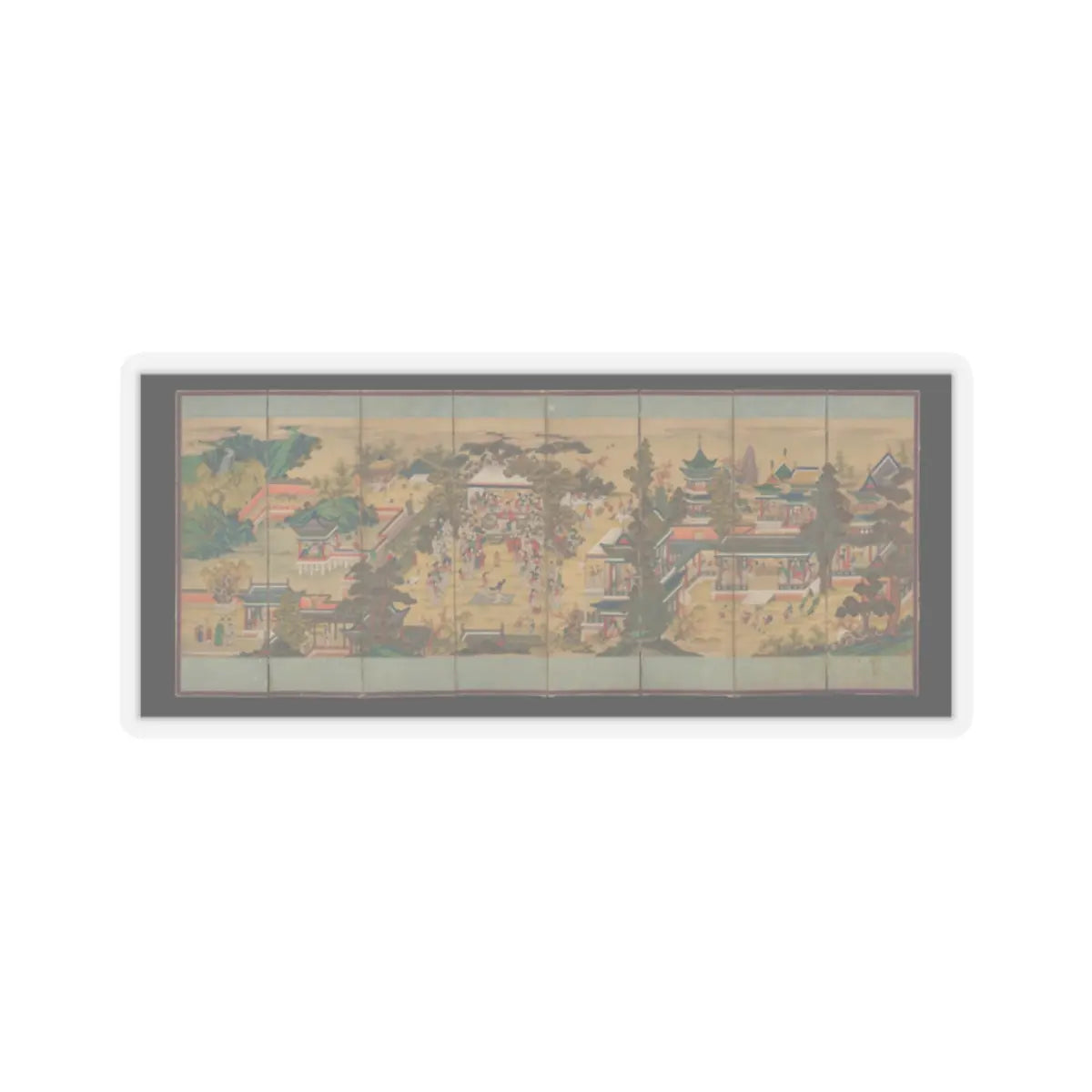 unknown - The Banquet of Guo Ziyi - late 19th century v1 - STICKER Vinyl Kiss-Cut Decal