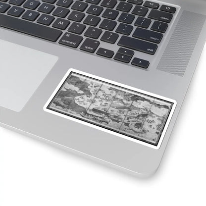 unknown - The Battle at Ichinotani, from The Tale of the Heike (Heike monogatari) - 17th century - STICKER Vinyl Kiss-Cut Decal