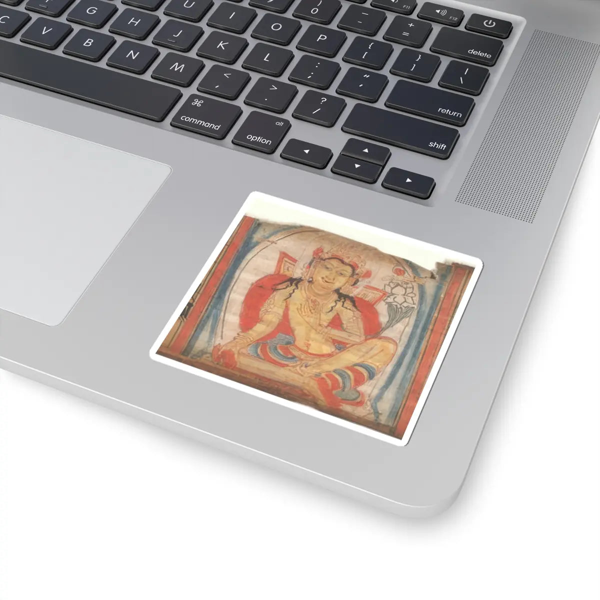 unknown - The Bodhisattva Avalokiteshvara, Folio from a dispersed Ashtasahasrika Prajnapramita - 12th century v1 - STICKER Vinyl Kiss-Cut Decal