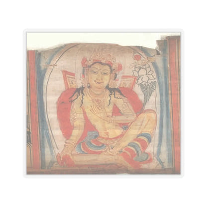 unknown - The Bodhisattva Avalokiteshvara, Folio from a dispersed Ashtasahasrika Prajnapramita - 12th century v1 - STICKER Vinyl Kiss-Cut Decal
