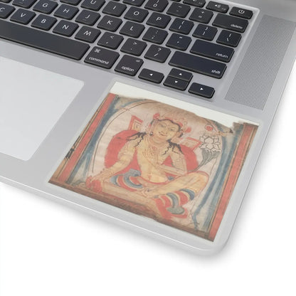 unknown - The Bodhisattva Avalokiteshvara, Folio from a dispersed Ashtasahasrika Prajnapramita - 12th century v1 - STICKER Vinyl Kiss-Cut Decal