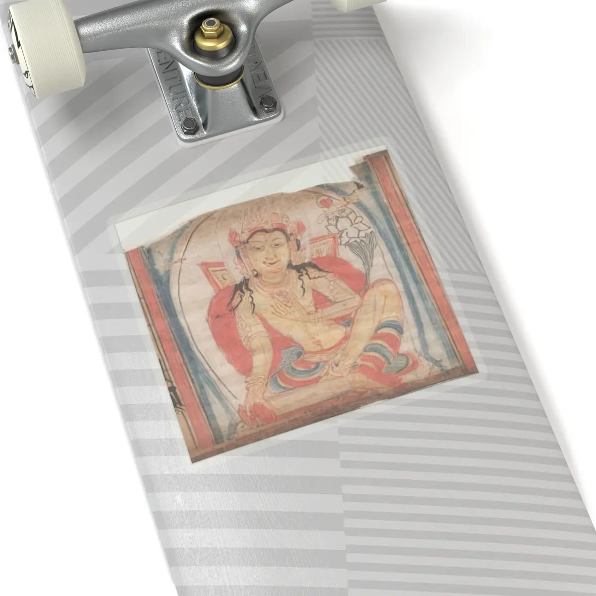 unknown - The Bodhisattva Avalokiteshvara, Folio from a dispersed Ashtasahasrika Prajnapramita - 12th century v1 - STICKER Vinyl Kiss-Cut Decal