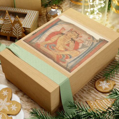 unknown - The Bodhisattva Avalokiteshvara, Folio from a dispersed Ashtasahasrika Prajnapramita - 12th century v1 - STICKER Vinyl Kiss-Cut Decal