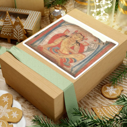 unknown - The Bodhisattva Avalokiteshvara, Folio from a dispersed Ashtasahasrika Prajnapramita - 12th century v1 - STICKER Vinyl Kiss-Cut Decal