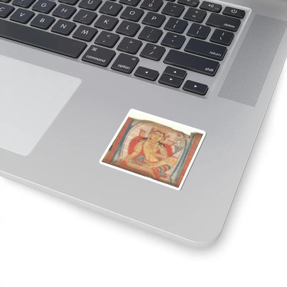 unknown - The Bodhisattva Avalokiteshvara, Folio from a dispersed Ashtasahasrika Prajnapramita - 12th century v1 - STICKER Vinyl Kiss-Cut Decal