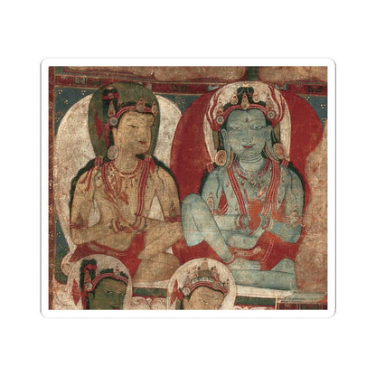 unknown - The Bodhisattva Maitreya, Buddha of the Future - 11th or early 12th century v2 - STICKER Vinyl Kiss-Cut Decal