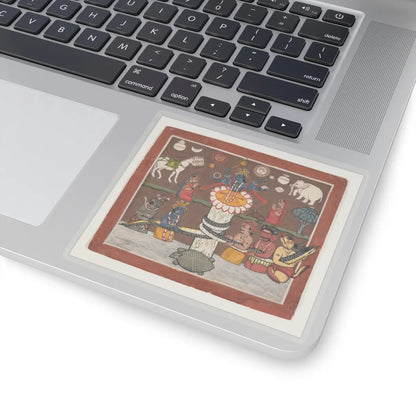 unknown - The Churning of the Ocean of Milk - ca. 1780–90 v1 - STICKER Vinyl Kiss-Cut Decal