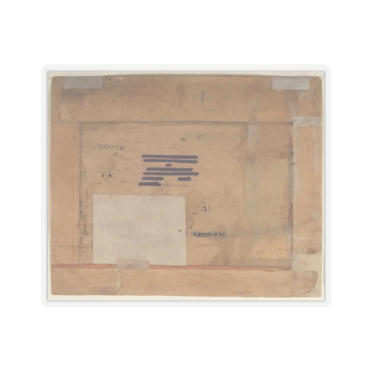 unknown - The Death of the Demoness Putana- Folio from a Bhagavata Purana Series - ca. 1610 v2 - STICKER Vinyl Kiss-Cut Decal
