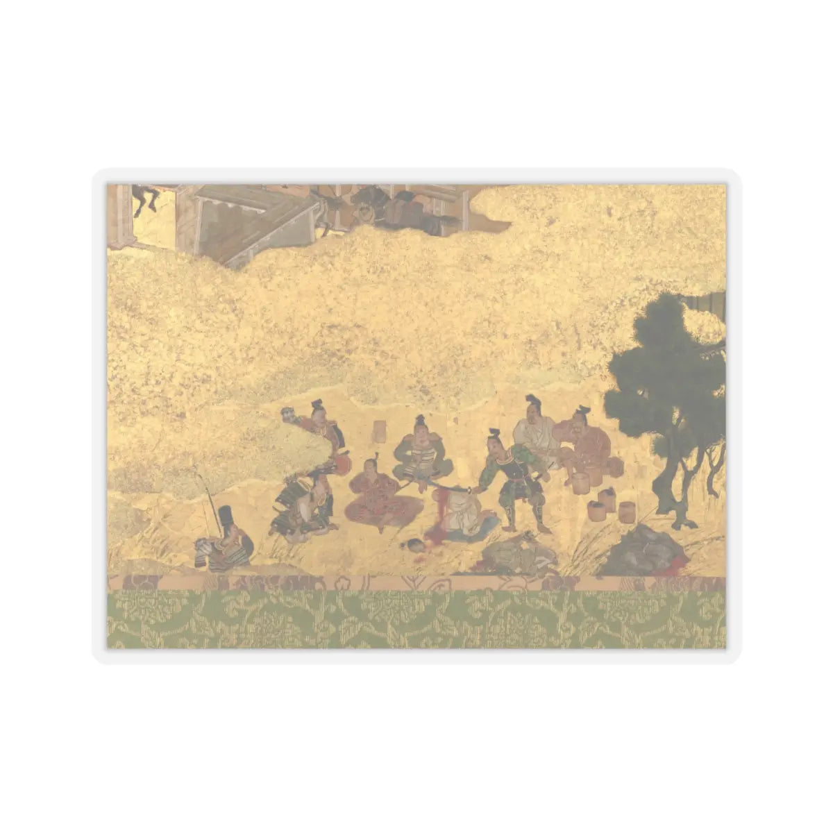 unknown - The Rebellions of the Hōgen and Heiji Eras - 17th century v111 - STICKER Vinyl Kiss-Cut Decal