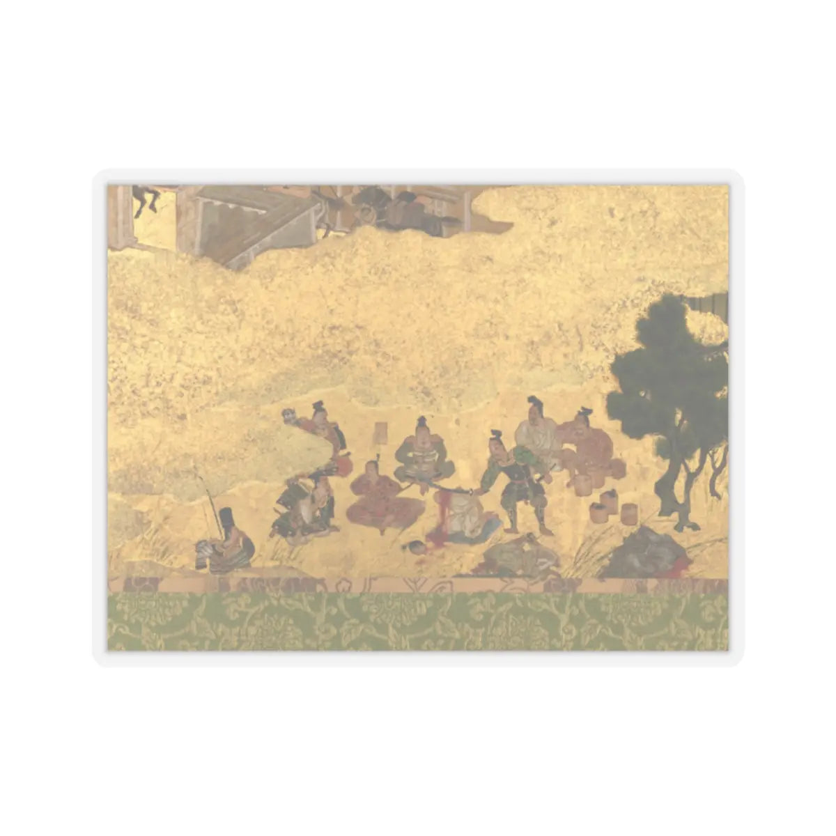 unknown - The Rebellions of the Hōgen and Heiji Eras - 17th century v111 - STICKER Vinyl Kiss-Cut Decal
