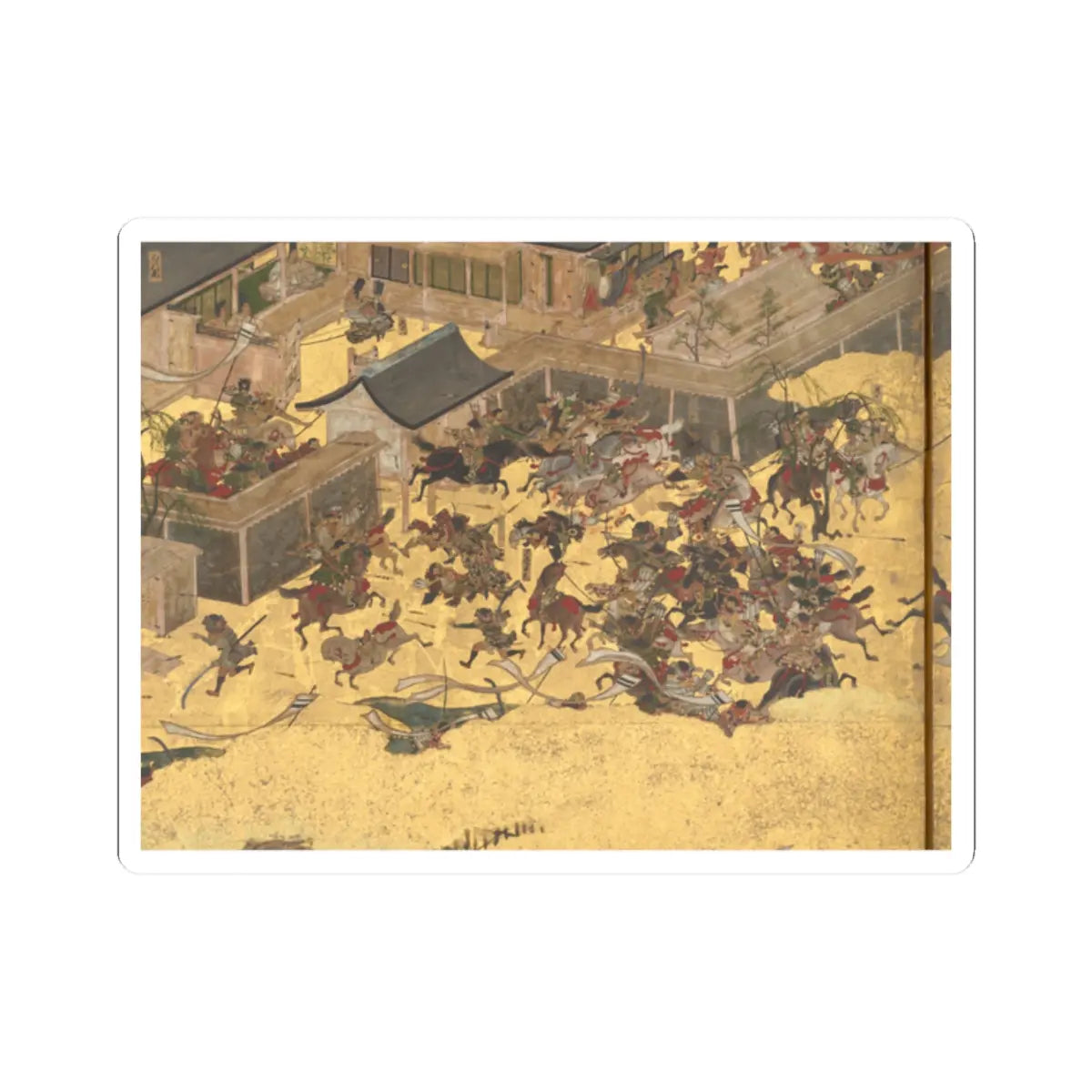 unknown - The Rebellions of the Hōgen and Heiji Eras - 17th century v117 - STICKER Vinyl Kiss-Cut Decal