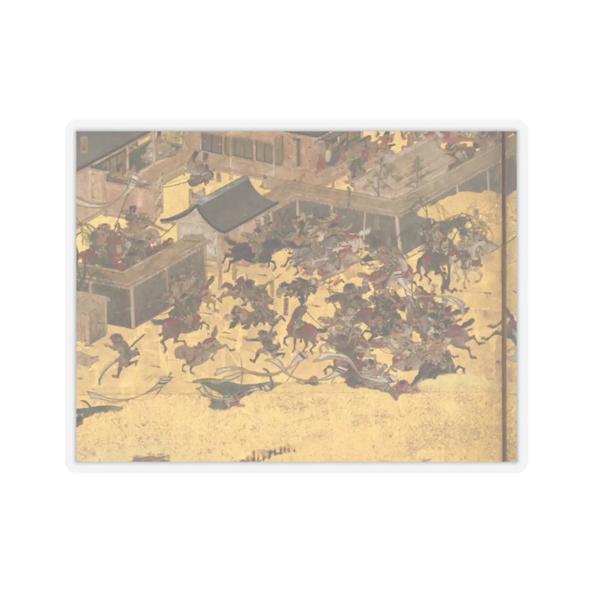 unknown - The Rebellions of the Hōgen and Heiji Eras - 17th century v117 - STICKER Vinyl Kiss-Cut Decal