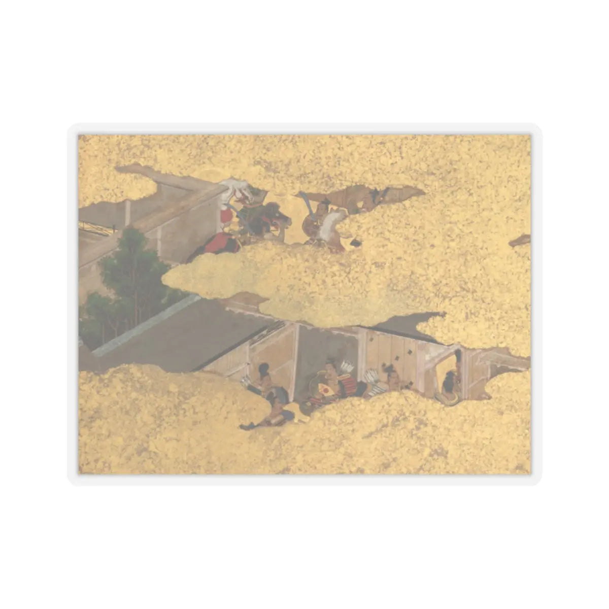 unknown - The Rebellions of the Hōgen and Heiji Eras - 17th century v127 - STICKER Vinyl Kiss-Cut Decal