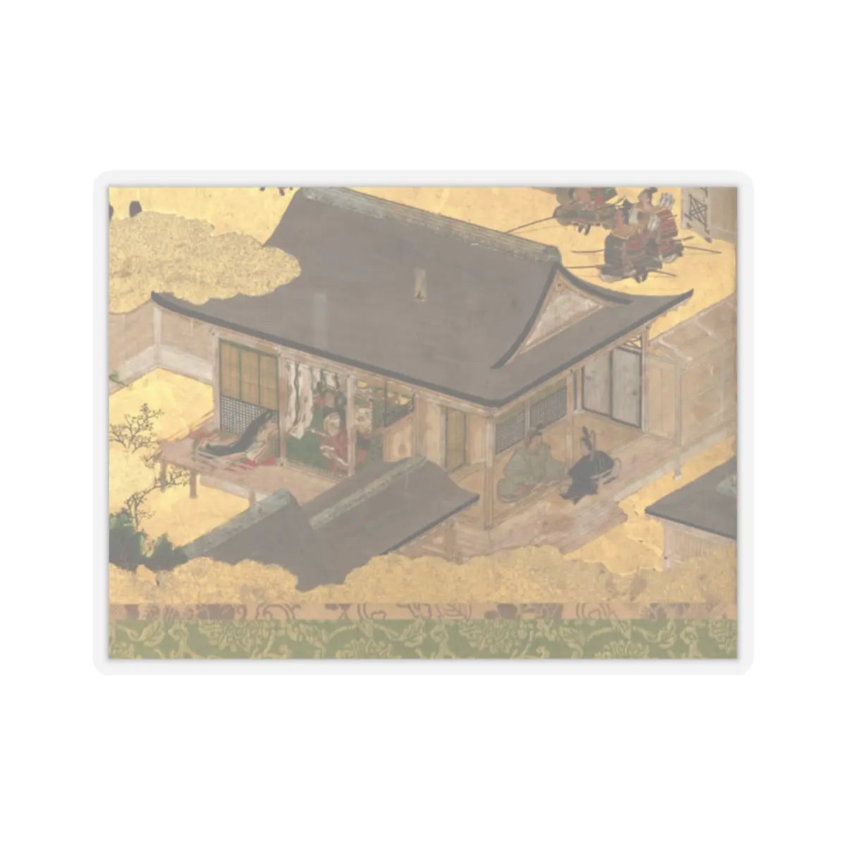 unknown - The Rebellions of the Hōgen and Heiji Eras - 17th century v137 - STICKER Vinyl Kiss-Cut Decal