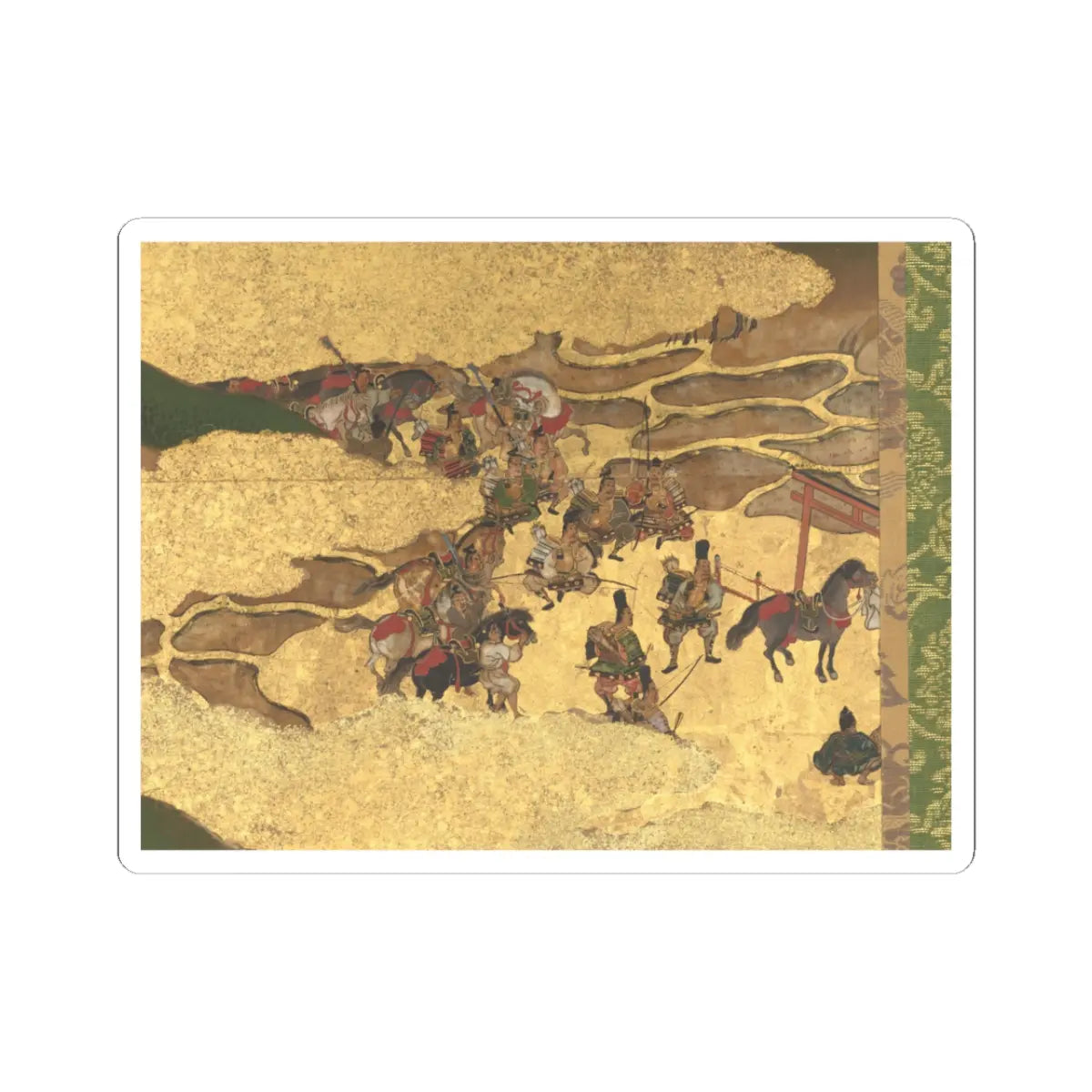 unknown - The Rebellions of the Hōgen and Heiji Eras - 17th century v16 - STICKER Vinyl Kiss-Cut Decal