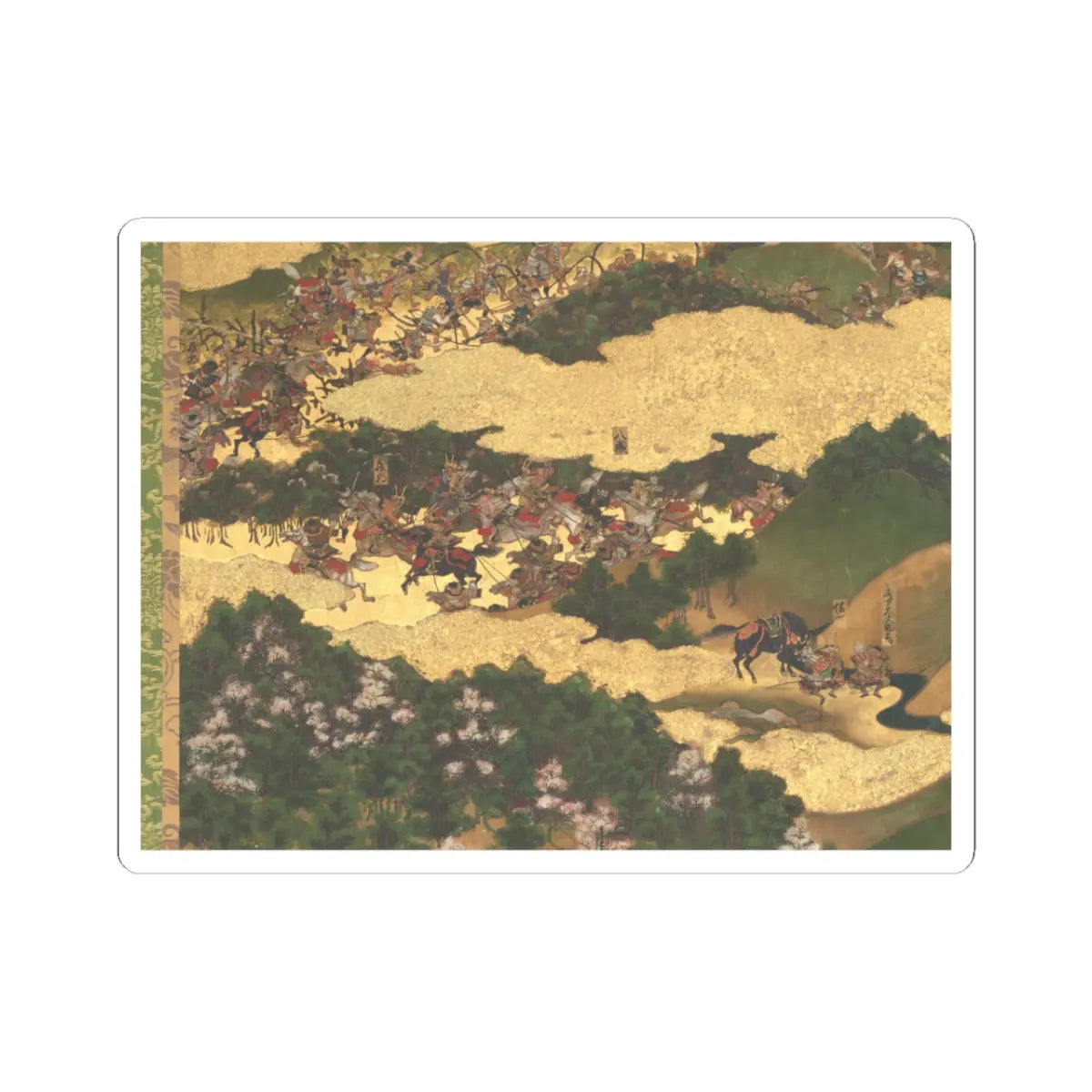 unknown - The Rebellions of the Hōgen and Heiji Eras - 17th century v82 - STICKER Vinyl Kiss-Cut Decal