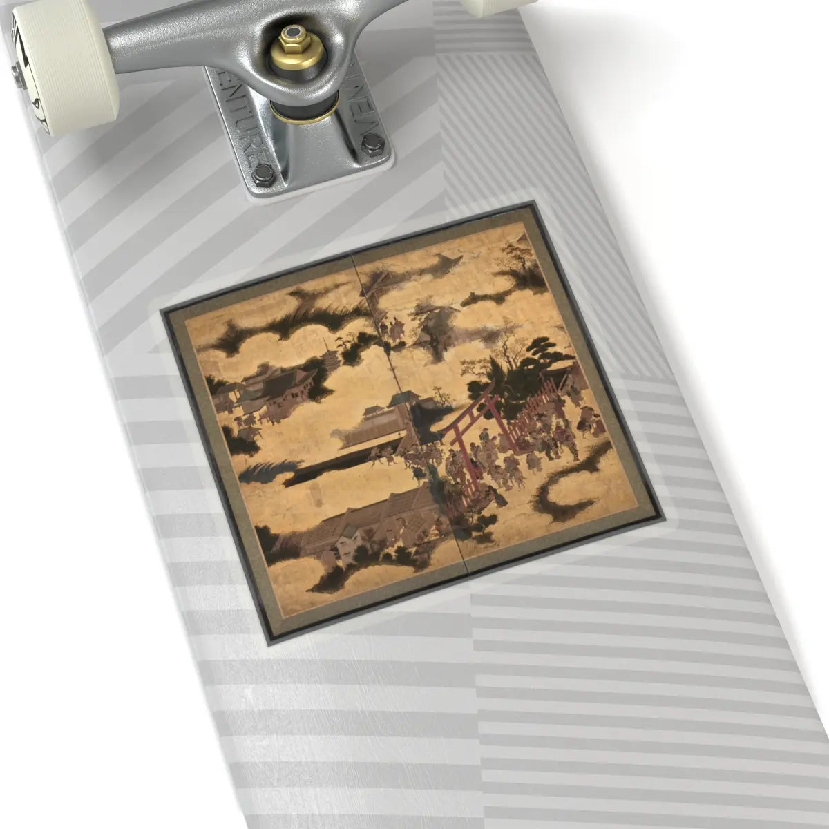 unknown - The Torii Gate of Gion Shrine - early 17th century v1 - STICKER Vinyl Kiss-Cut Decal