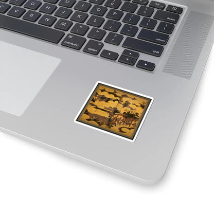 unknown - The Torii Gate of Gion Shrine - early 17th century v1 - STICKER Vinyl Kiss-Cut Decal