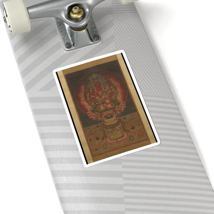 unknown - The Wisdom King Aizen (Aizen Myōō) - 14th century v1 - STICKER Vinyl Kiss-Cut Decal