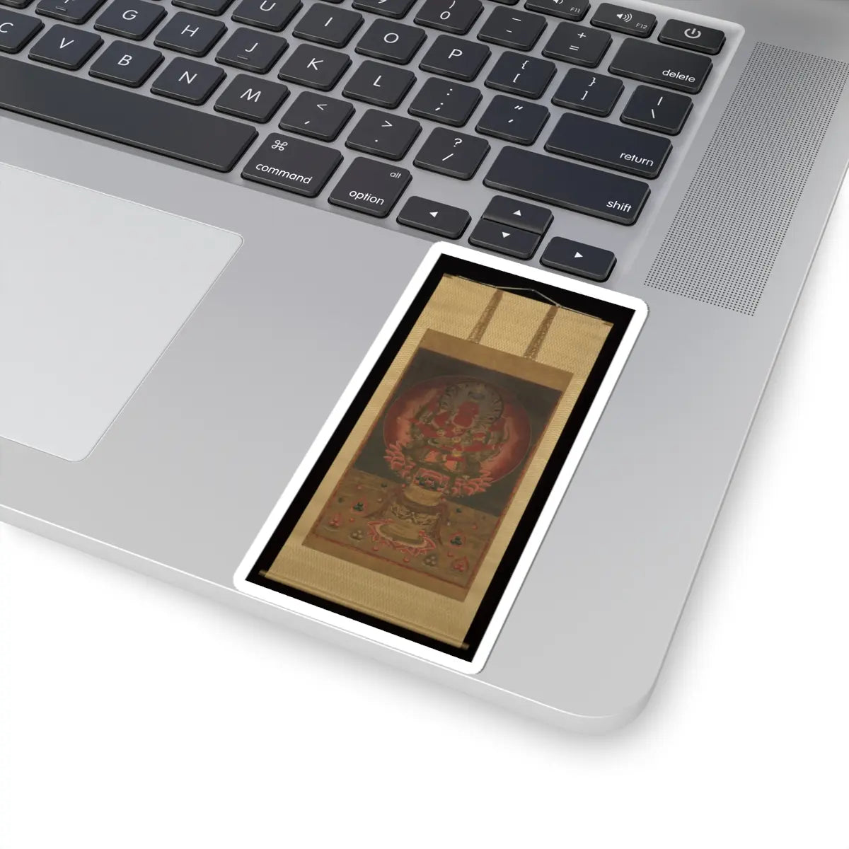 unknown - The Wisdom King Aizen (Aizen Myōō) - 14th century v2 - STICKER Vinyl Kiss-Cut Decal