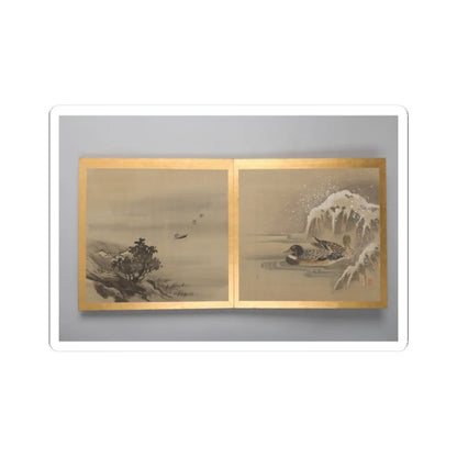 unknown - Thirty paintings of birds, flowers and landscape - late 18th century v14 - STICKER Vinyl Kiss-Cut Decal