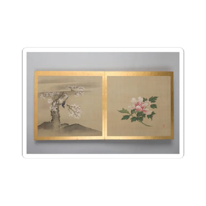 unknown - Thirty paintings of birds, flowers and landscape - late 18th century v16 - STICKER Vinyl Kiss-Cut Decal