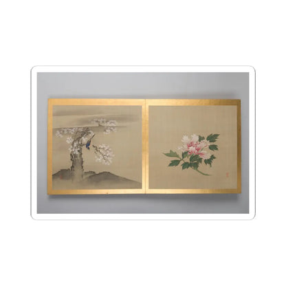 unknown - Thirty paintings of birds, flowers and landscape - late 18th century v16 - STICKER Vinyl Kiss-Cut Decal