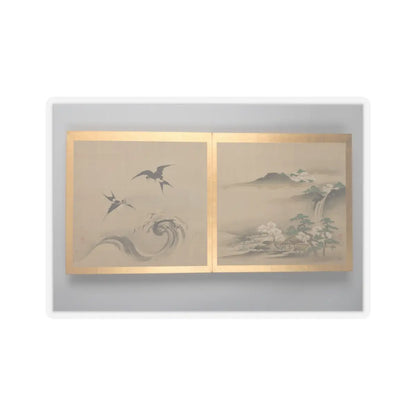 unknown - Thirty paintings of birds, flowers and landscape - late 18th century v3 - STICKER Vinyl Kiss-Cut Decal