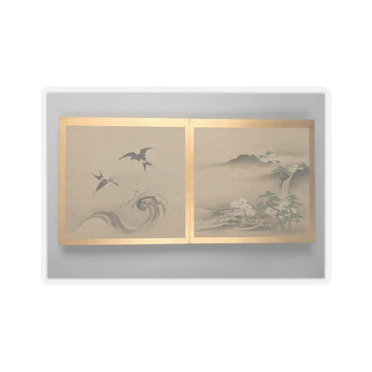 unknown - Thirty paintings of birds, flowers and landscape - late 18th century v3 - STICKER Vinyl Kiss-Cut Decal