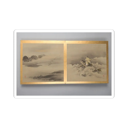 unknown - Thirty paintings of birds, flowers and landscape - late 18th century v4 - STICKER Vinyl Kiss-Cut Decal
