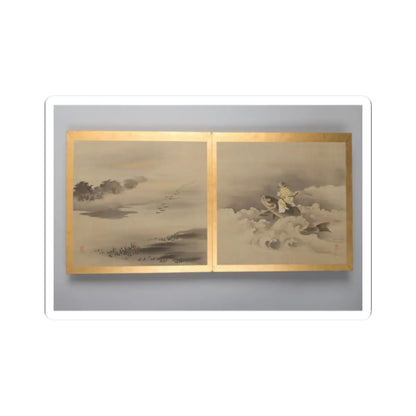 unknown - Thirty paintings of birds, flowers and landscape - late 18th century v4 - STICKER Vinyl Kiss-Cut Decal