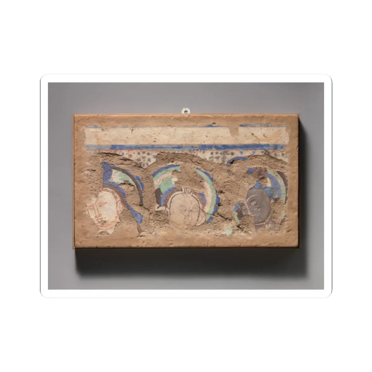 unknown - Three Celestial Attendants - ca. 6th–7th century - STICKER Vinyl Kiss-Cut Decal
